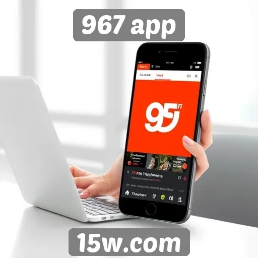 Exploração das funcionalidades do site 967 app